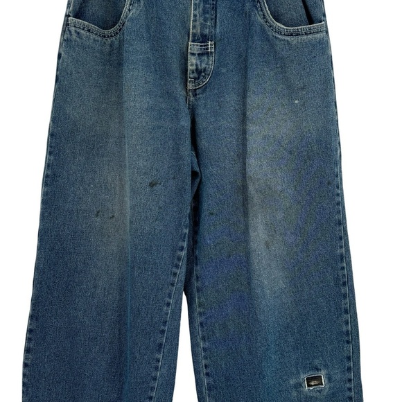 Rare Vintage 90s Macgear Jeans Skater Rave Hip Hop Wide Leg Baggy | 32” x 30” - Picture 6 of 13